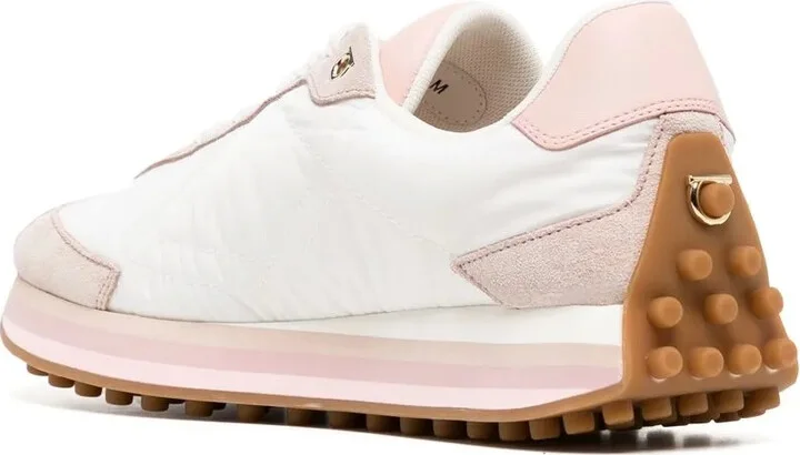 Embossed-Logo Low-Top Sneakers - Image 3