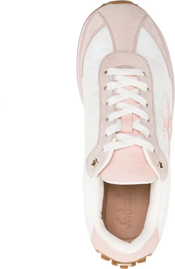 Embossed-Logo Low-Top Sneakers - Image 4