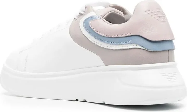 Embossed-Logo Low-Top Sneakers - Image 3