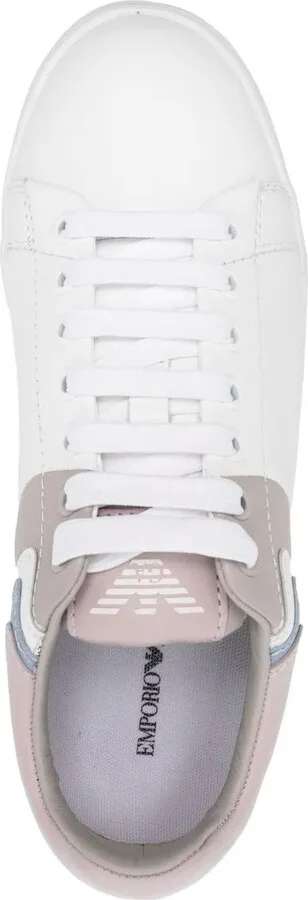 Embossed-Logo Low-Top Sneakers - Image 4