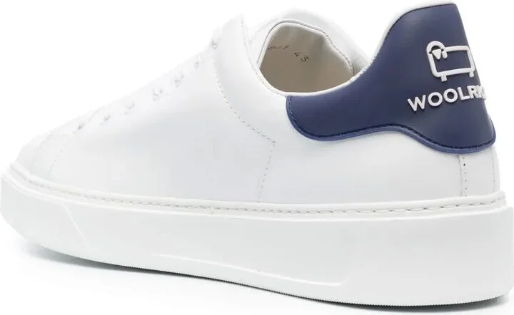 Embossed-Logo Low-Top Sneakers - Image 3