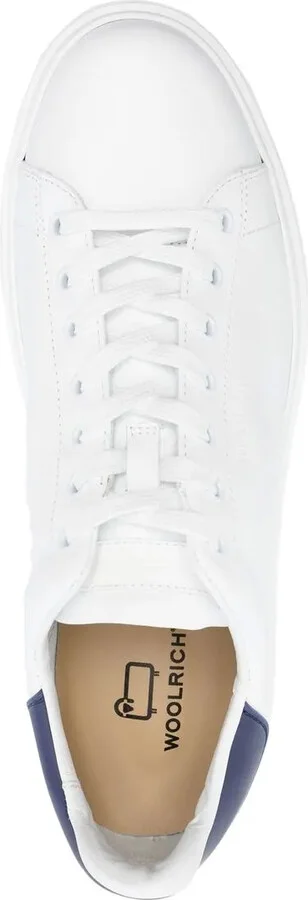 Embossed-Logo Low-Top Sneakers - Image 4
