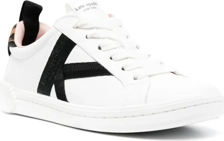 Embossed-Logo Low-Top Sneakers - Image 2