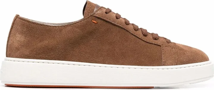 Embossed Logo Low Top Sneakers