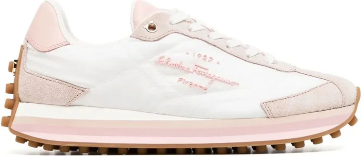 Embossed-Logo Low-Top Sneakers