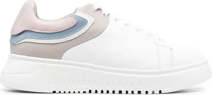 Embossed-Logo Low-Top Sneakers
