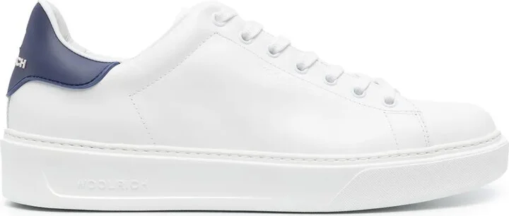 Embossed-Logo Low-Top Sneakers