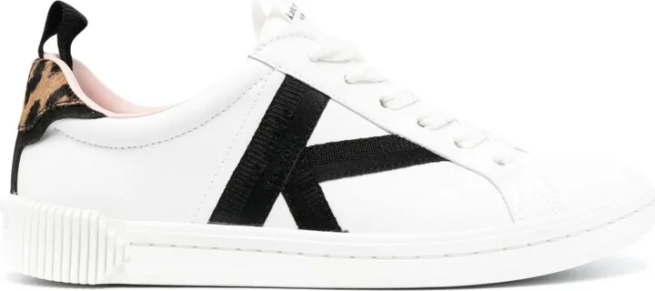 Embossed-Logo Low-Top Sneakers