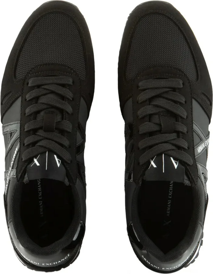 Embossed-Logo Panelled Sneakers - Image 4