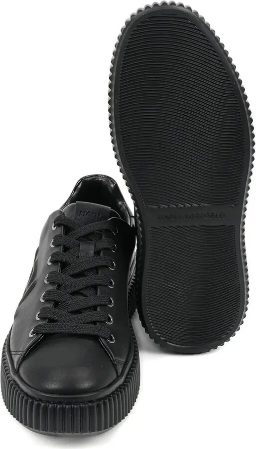 Embossed Logo Platform Sneakers - Image 5
