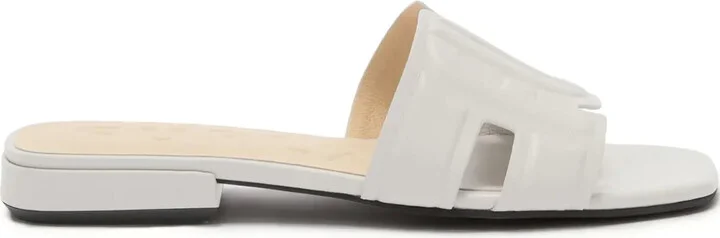 Embossed Logo Sandals