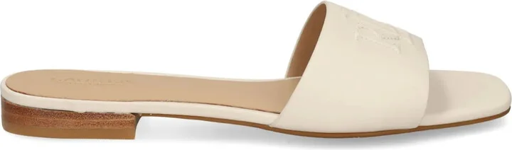 Embossed Logo Sandals