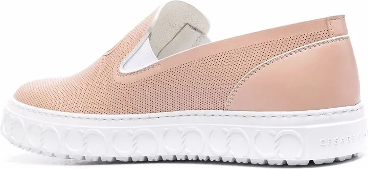 Embossed-Logo Slip-On Sneakers - Image 3