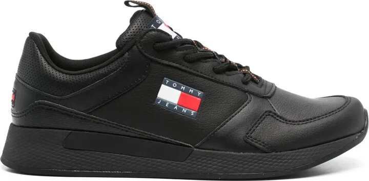 Embossed-Logo Sneakers