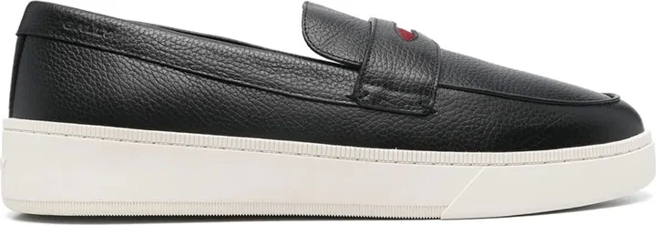 Embossed-Logo Sneakers