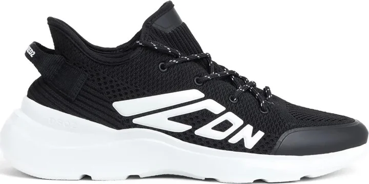 Embossed-Logo Sneakers