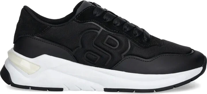 Embossed-Logo Sneakers