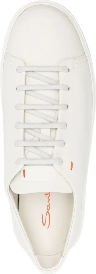 Embossed-Logo Tongue Low-Top Sneakers - Image 4