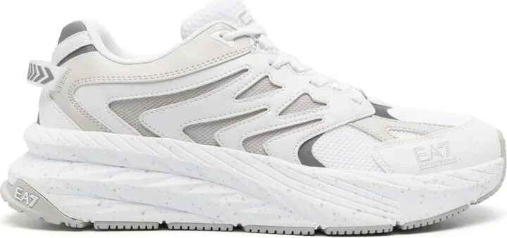 Embossed-Logo Trainers