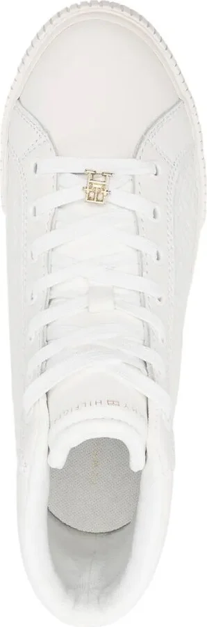 Embossed-Monogram High-Top Sneakers - Image 4