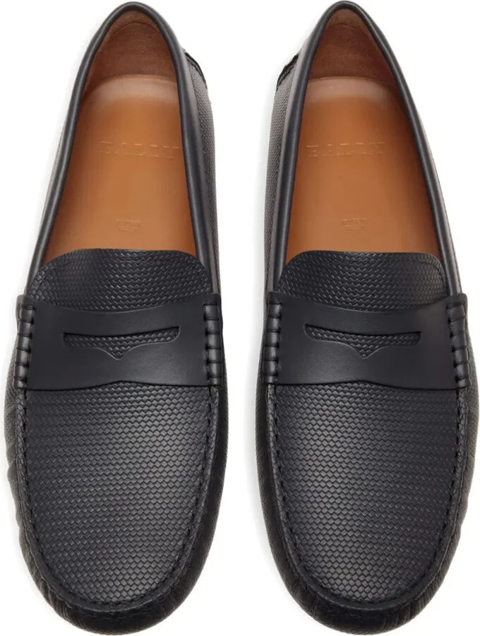 Embossed Penny Loafers - Image 3