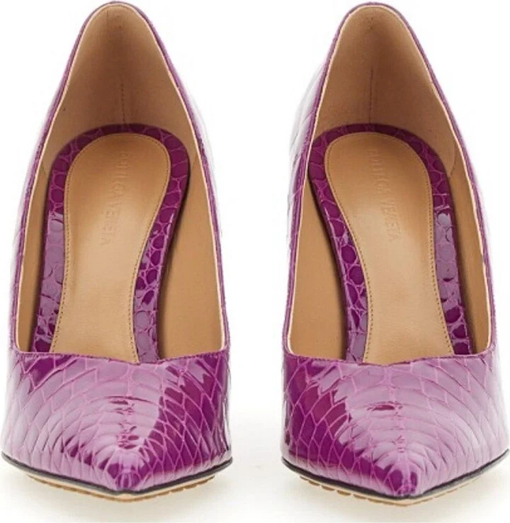 Embossed Punta Pumps - Image 2