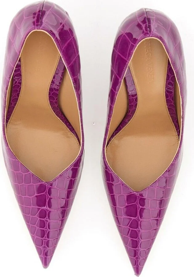 Embossed Punta Pumps - Image 5