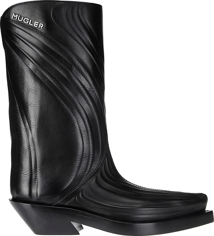 Embossed Santiag Boot