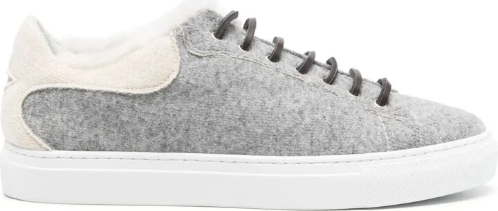 Embossed-Star Sneakers