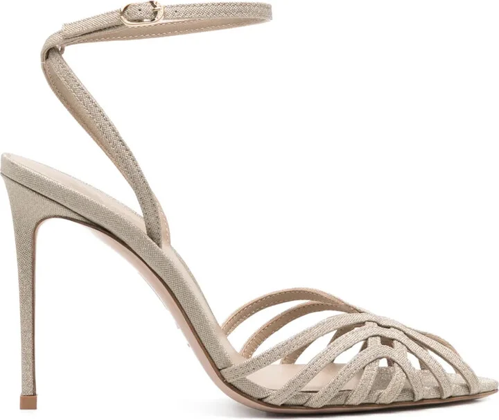 Embrace 105mm glittered sandals