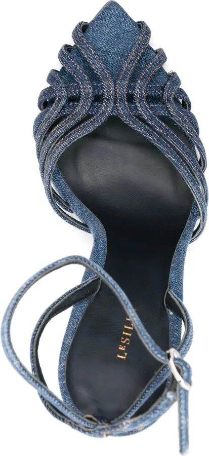 Embrace 110mm denim sandals - Image 4