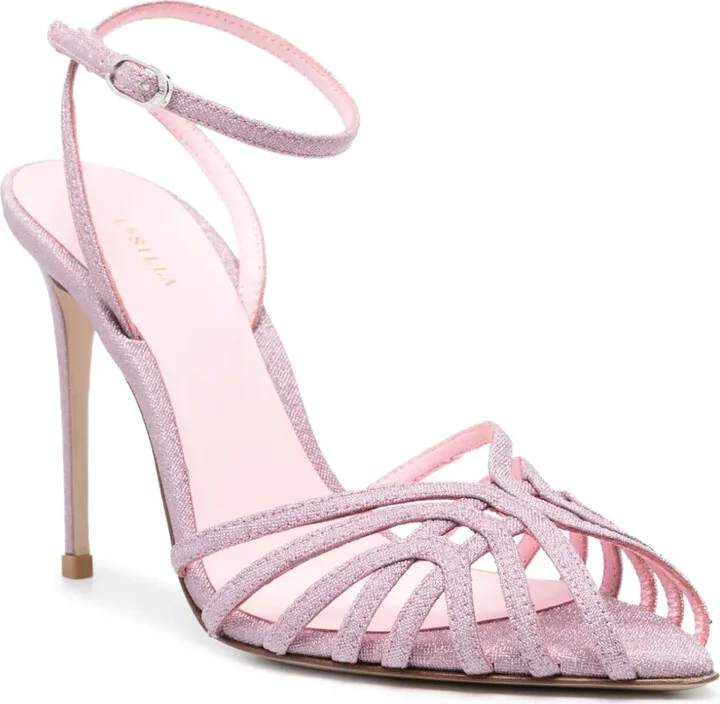 Embrace 110mm glitter-embellished sandals - Image 2