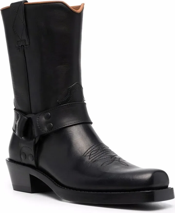Embroidered Ankle Boots - Image 2