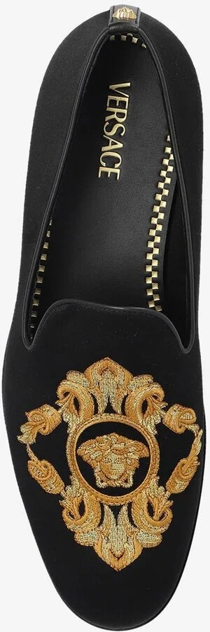 Embroidered Architectural Baroque Loafers - Image 3