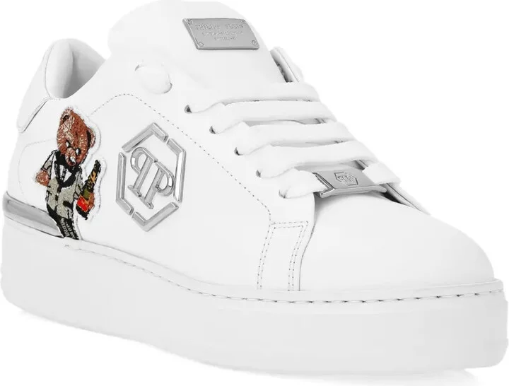 Embroidered-Bear Sneakers - Image 2