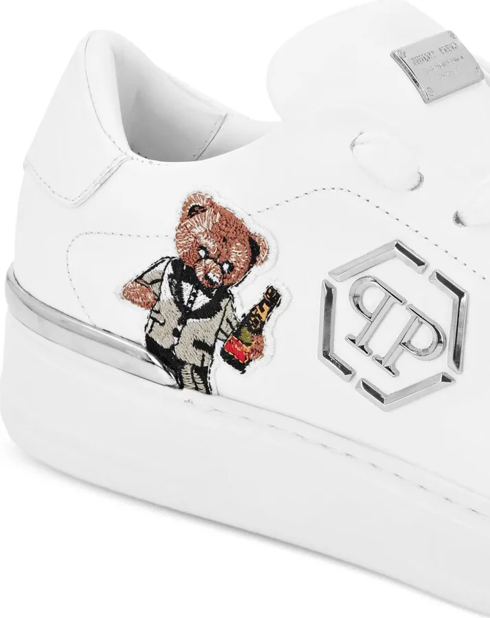 Embroidered-Bear Sneakers - Image 4