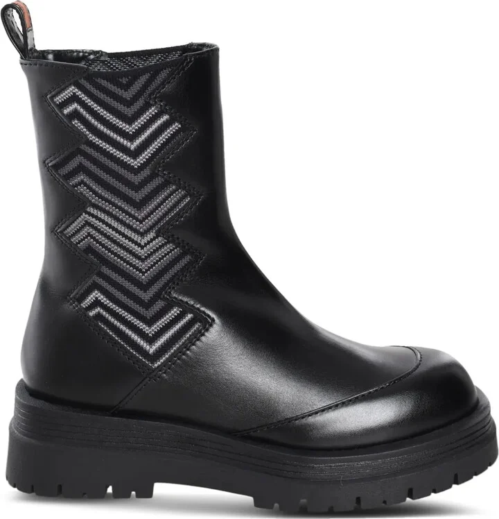 Embroidered-Design Boots