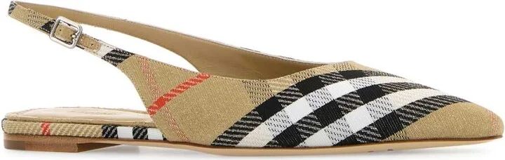Embroidered Fabric Ballerinas - Image 2