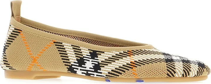 Embroidered Fabric Ballerinas - Image 2