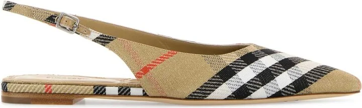 Embroidered Fabric Ballerinas