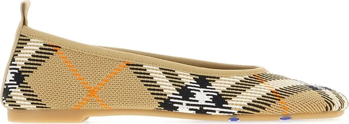 Embroidered Fabric Ballerinas