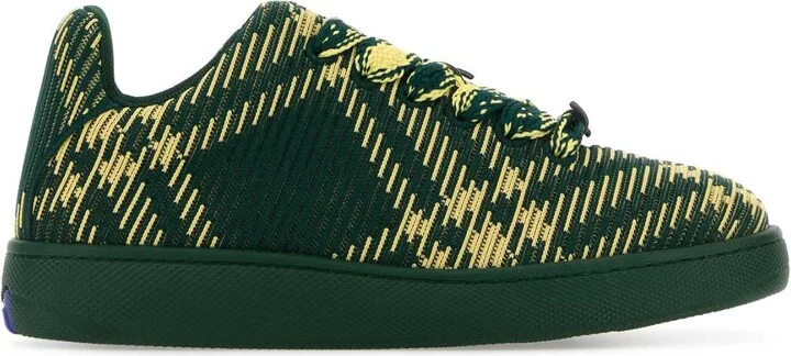Embroidered Fabric Box Sneakers