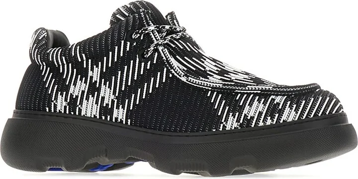 Embroidered Fabric Creeper Lace-up Shoes - Image 2