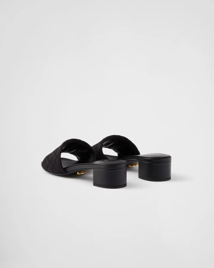 Embroidered fabric sandals - Image 5