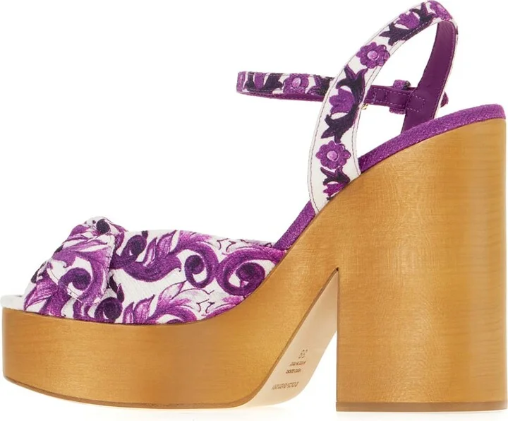 Embroidered Fabric Sandals - Image 3