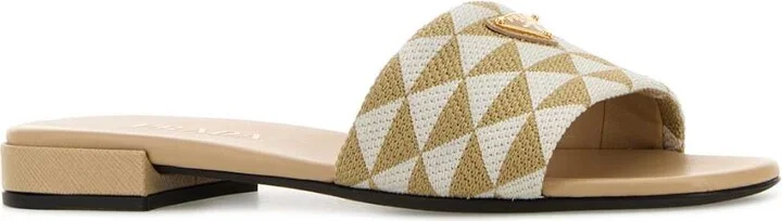 Embroidered Fabric Slippers - Image 2