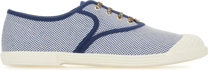 Embroidered Fabric Sneakers