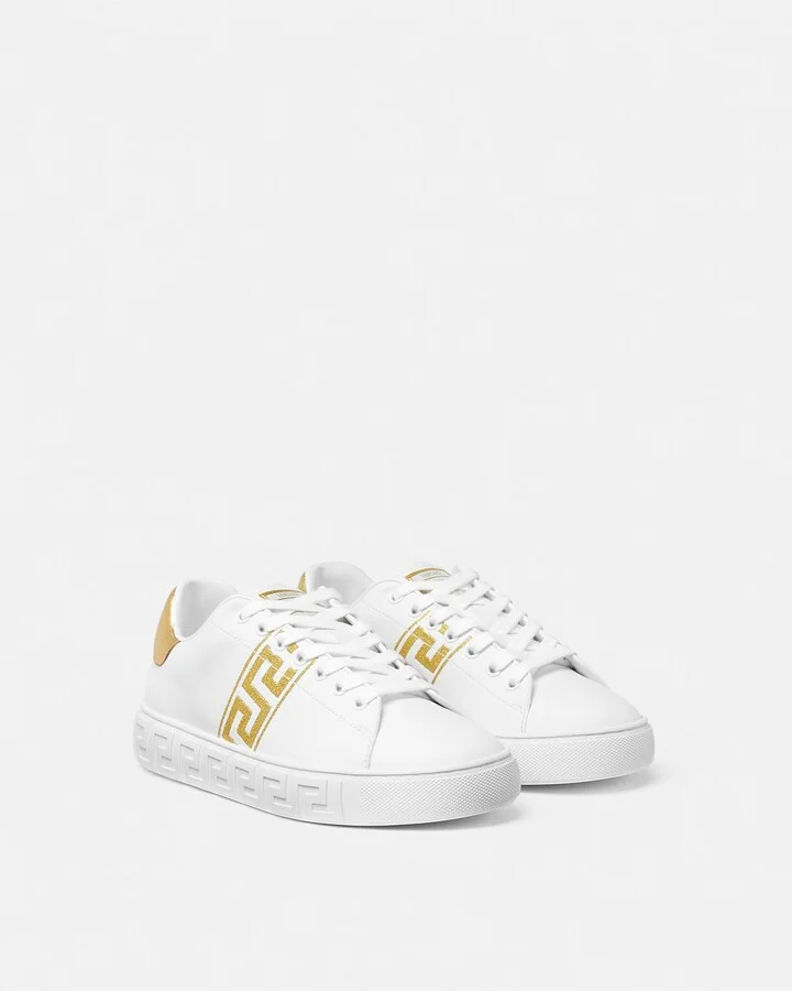 Embroidered Greca Sneakers - Image 2