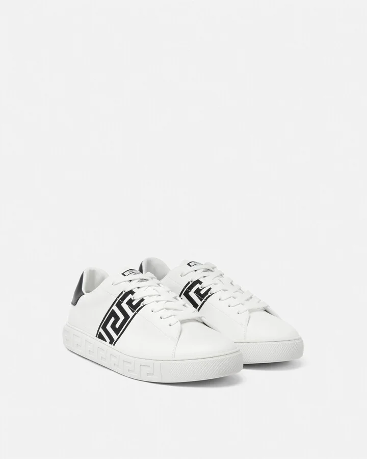 Embroidered Greca Sneakers - Image 2