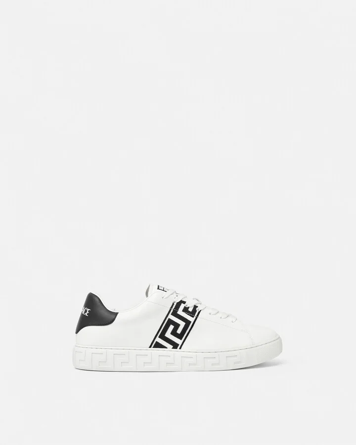 Embroidered Greca Sneakers